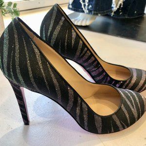 Luciano Padovan Multicolor Zebra Pumps